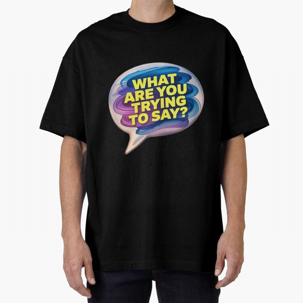 A photograph of a vibrant, oversized speech bubble Oversized T-Shirt Upgrade the FIFA World Cup 2026 Group Stage Journey through CR7 and Messi Highlights, Portugal, Spain and Germany Pride, Stadium Chants, National Pride, Trophy Dreams and