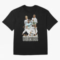 Real Madrid Galacticos Soccer Legends Collage Poster Oversized T-Shirt Show Your Love for FIFA World Cup 2026 USA Canada Mexico Made for Mbappe and Neymar, Netherlands Energy, Match Day Excitement, Supporter Culture, Golden Goals and Global