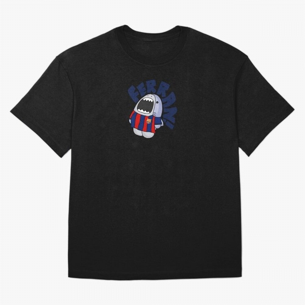 Ferran shark sticker Oversized T-Shirt Feel the Heartbeat of Global Football Passion for FIFA World Cup 2026 USA Canada Mexico, Made for Mbappe and Neymar, France, Goal Celebration Energy, Supporter Heritage, Football Icons and Worldwide Tournament