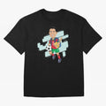 BACK TO SCHOOL - CARICATURE - CHRISTIANO - RONALDO Oversized T-Shirt Join Supporters Worldwide for FIFA World Cup 2026 Driven by CR7 and Messi, Argentina, France and Brazil Energy, Classic Soccer Heritage, Championship Pressure, Fan Loyalty and