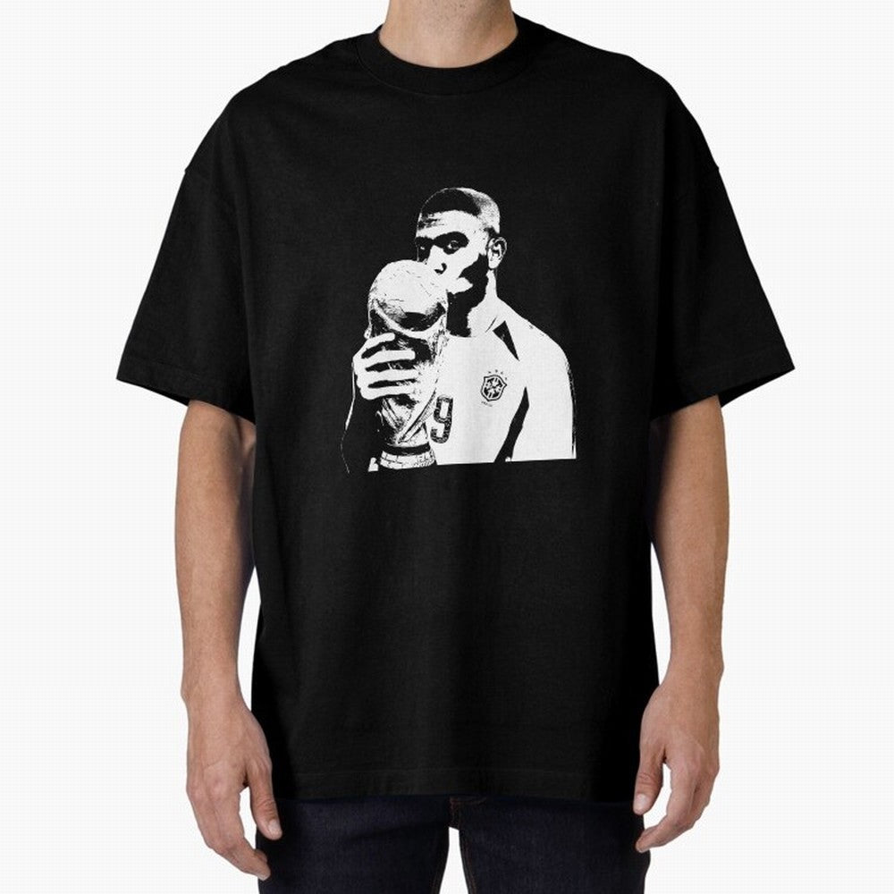 Design Ronaldo Fen?meno Oversized T-Shirt Experience the FIFA World Cup 2026 Group Stage Journey through Messi and Cristiano Ronaldo Highlights, Argentina and Brazil Pride, Soccer Culture, Superstar Moments, National Team Dreams and Competitive