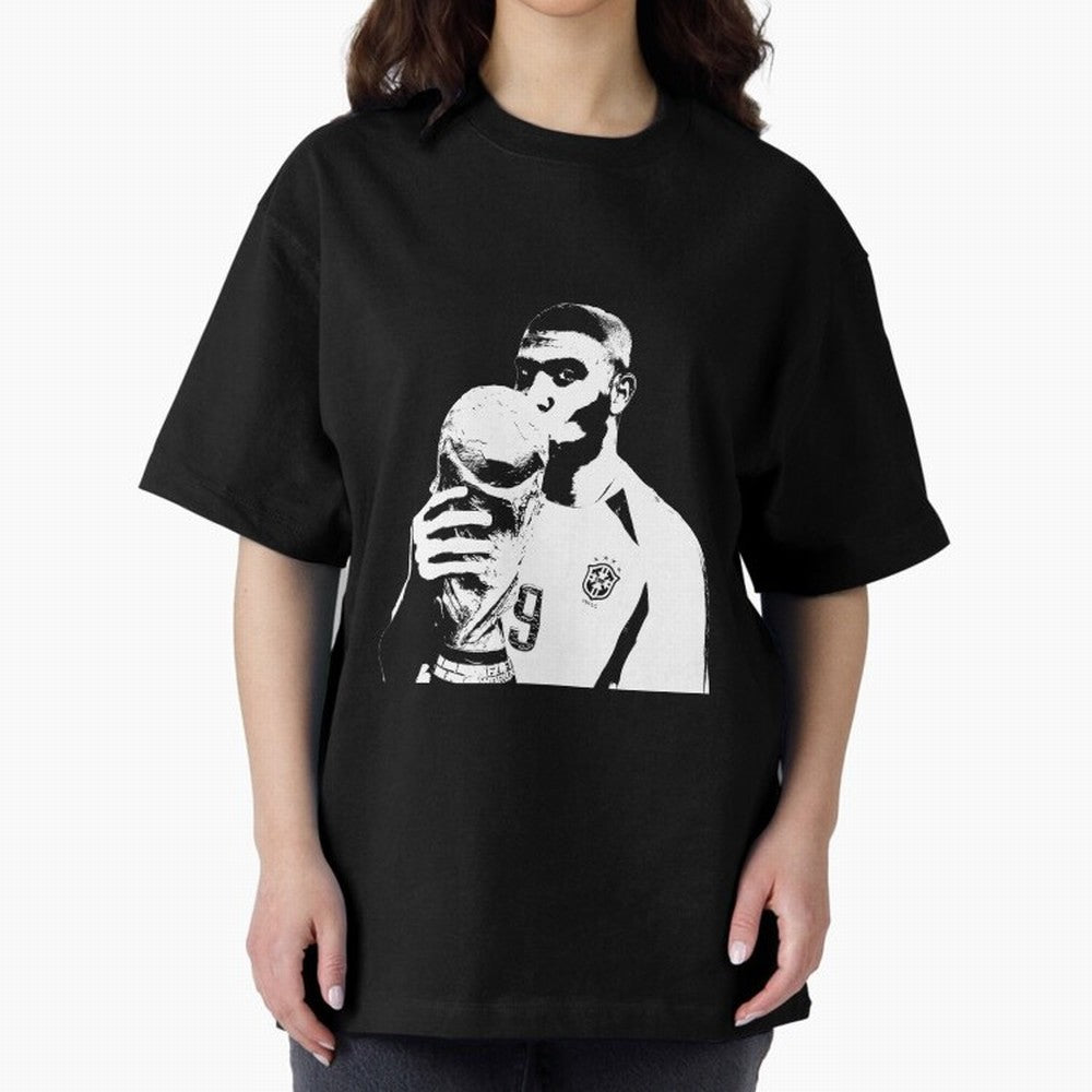 Design Ronaldo Fen?meno Oversized T-Shirt Experience the FIFA World Cup 2026 Group Stage Journey through Messi and Cristiano Ronaldo Highlights, Argentina and Brazil Pride, Soccer Culture, Superstar Moments, National Team Dreams and Competitive