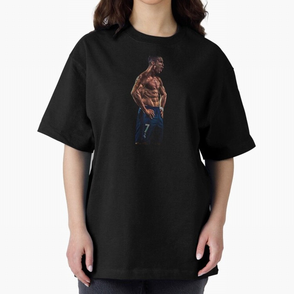 Christiano Ronaldo CR7 Oversized T-Shirt Live for the Drama of FIFA World Cup 2026 Group Stage Spirit, Inspired by France and Portugal, Messi, Neymar and Mbappe, Soccer Culture, Superstar Moments, National Team Dreams and Competitive Fire; Perfect