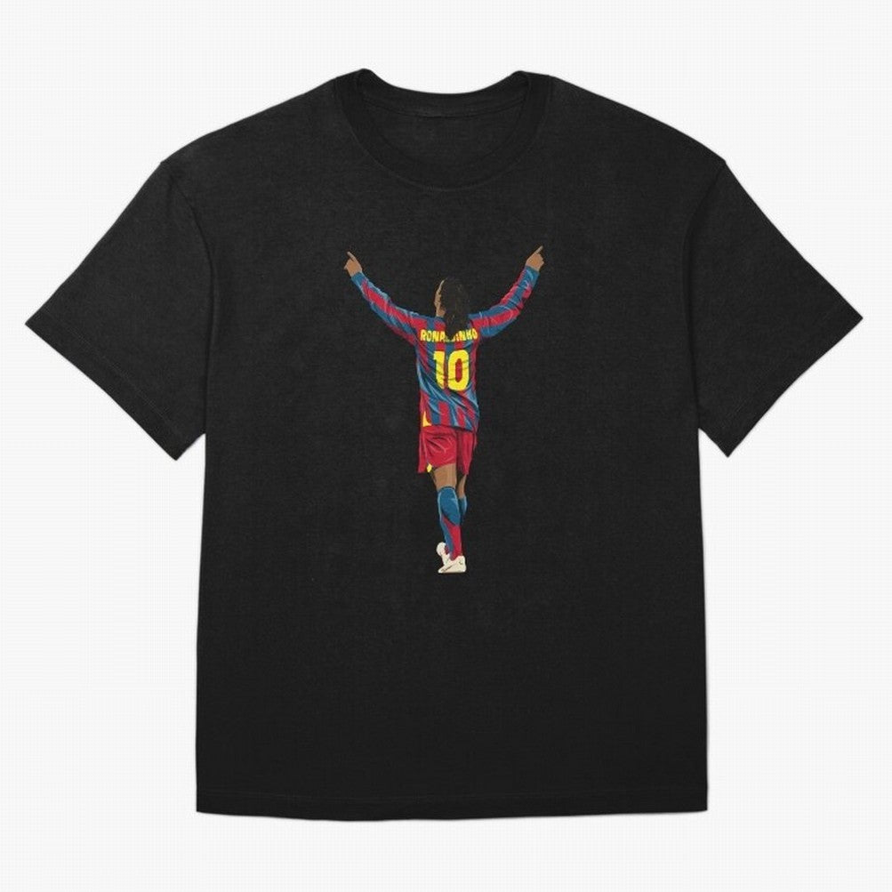 Ronaldinho Oversized T-Shirt Feel the Heartbeat of Global Football Passion for FIFA World Cup 2026 Group Stage, Inspired by Messi, France and Portugal, Worldwide Fan Energy, Dramatic Goals, Stadium Lights and Championship Celebrations; Ideal for