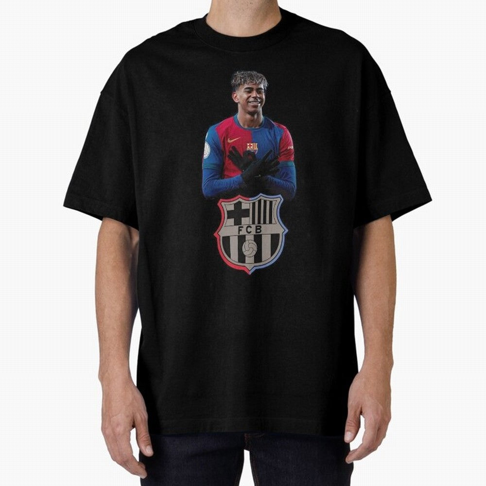 Lamine Oversized T-Shirt Bring Bold Fan Energy to Match Day Hype around FIFA World Cup 2026 USA Canada Mexico, Neymar, England, Classic Soccer Heritage, Championship Pressure, Fan Loyalty and International Pride; Perfect for Supporters Who Want