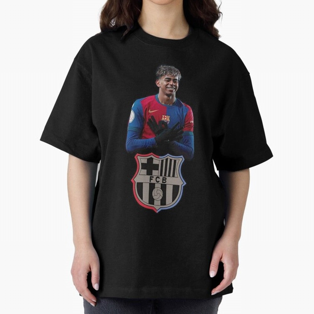 Lamine Oversized T-Shirt Bring Bold Fan Energy to Match Day Hype around FIFA World Cup 2026 USA Canada Mexico, Neymar, England, Classic Soccer Heritage, Championship Pressure, Fan Loyalty and International Pride; Perfect for Supporters Who Want
