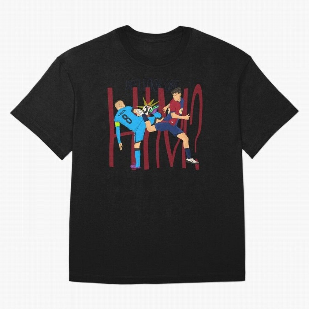 Iniesta and pedri the past and present Oversized T-Shirt Feel FIFA World Cup 2026 Made for Messi, Neymar and Mbappe, England and Germany Energy, Fan Favorite Moments, National Team Passion, Big Match Drama and Soccer History; Ideal for Passionate