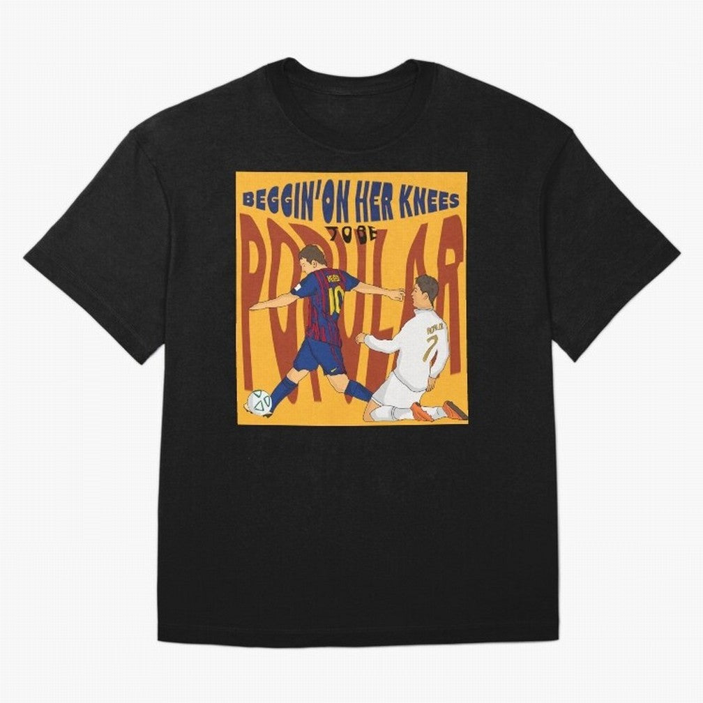 Messi and Ronaldo el classico Oversized T-Shirt Celebrate Fan Favorites in FIFA World Cup 2026 USA Canada Mexico for Fans of Haaland and France and Portugal, Bringing Sports Nostalgia, International Competition, Famous Players and Unforgettable
