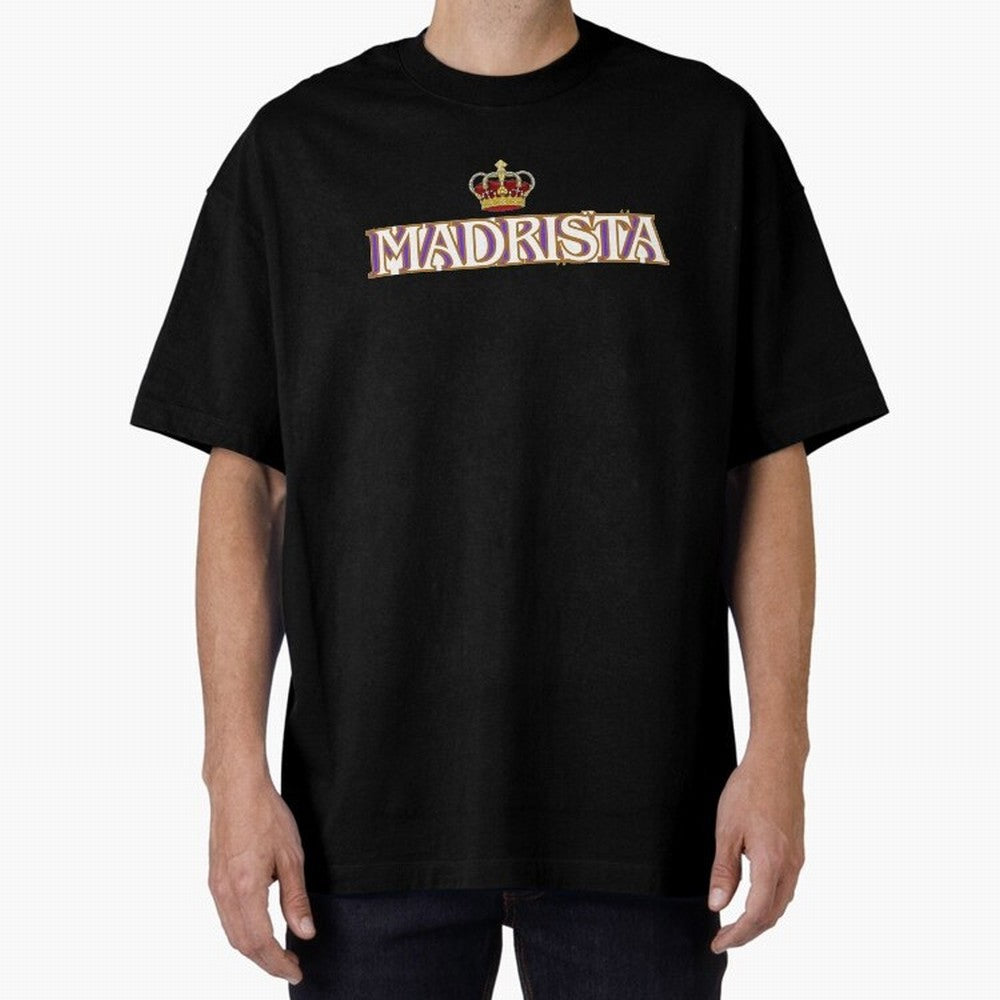 Madrista - Real Madrid Oversized T-Shirt Make the Season About Global Football Passion for FIFA World Cup 2026 USA Canada Mexico, Featuring Messi, CR7 and Mbappe, Argentina, France and Brazil, Championship Spirit, Famous Goals, Roaring Crowds and