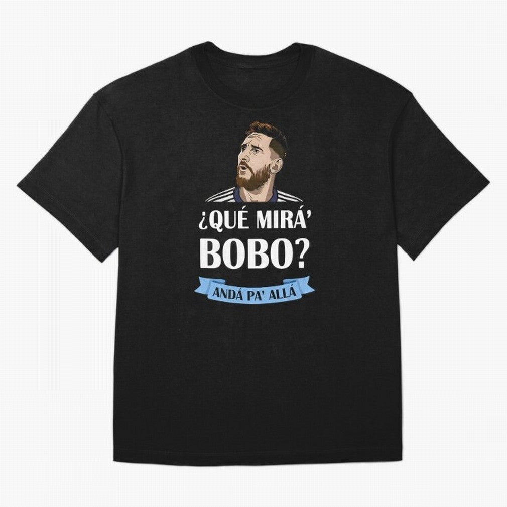 Lionel messi Que mira bobo Oversized T-Shirt Bring Global Tournament Vibes to Match Day Hype around FIFA World Cup 2026 Group Stage, Cristiano Ronaldo, Haaland and CR7, Argentina, France and Brazil, Football Passion, Legendary Performances,