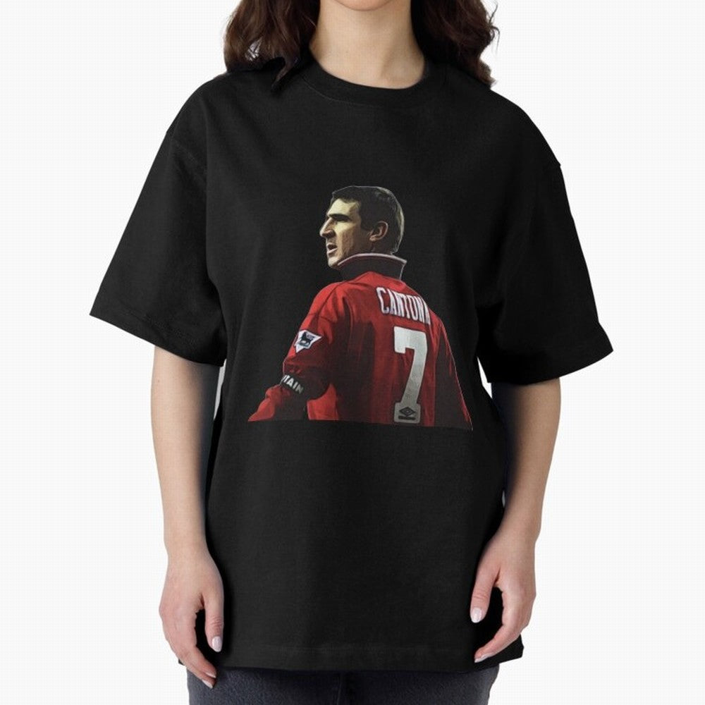King of Manchester Eric Cantona Oversized T-Shirt Step into FIFA World Cup 2026 Made for Neymar, Haaland and Cristiano Ronaldo, Portugal Energy, Stadium Memories, Football Loyalty, International Chants and Championship Tradition; Built for