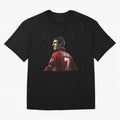 King of Manchester Eric Cantona Oversized T-Shirt Step into FIFA World Cup 2026 Made for Neymar, Haaland and Cristiano Ronaldo, Portugal Energy, Stadium Memories, Football Loyalty, International Chants and Championship Tradition; Built for