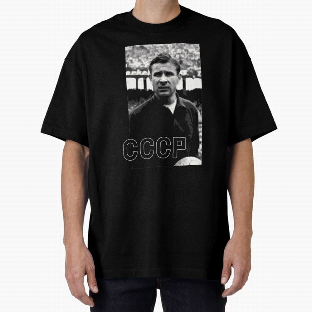 Lev Yashin Football Legends1 Oversized T-Shirt Bring World Football Passion into FIFA World Cup 2026 USA Canada Mexico Spirit, Driven by Argentina, Mbappe and Neymar, Soccer Culture, Superstar Moments, National Team Dreams and Competitive Fire;