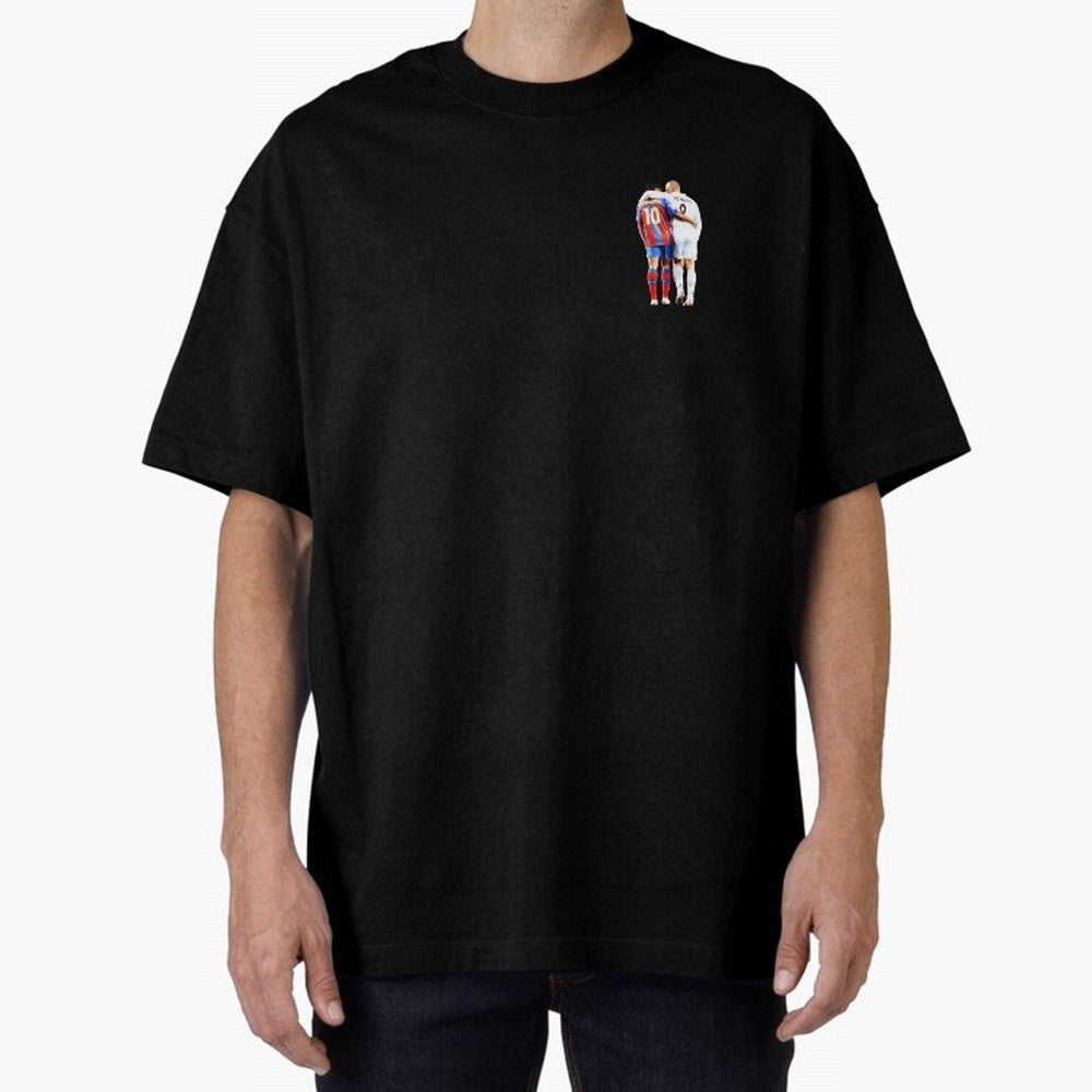 Ronaldinho and R9 Ronaldo Oversized T-Shirt Live for the Drama of FIFA World Cup 2026 Built around Messi, Neymar and Mbappe, Brazil Energy, Football Passion, Legendary Performances, Festival Vibes and Supporter Community; Great for Watch Parties,