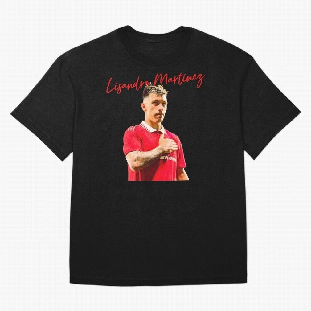 Lisandro Martinez Oversized T-Shirt Bring a Vintage Feel to Global Football Passion for FIFA World Cup 2026 Group Stage, Featuring Mbappe and Neymar, Brazil, Fan Favorite Moments, National Team Passion, Big Match Drama and Soccer History; Perfect