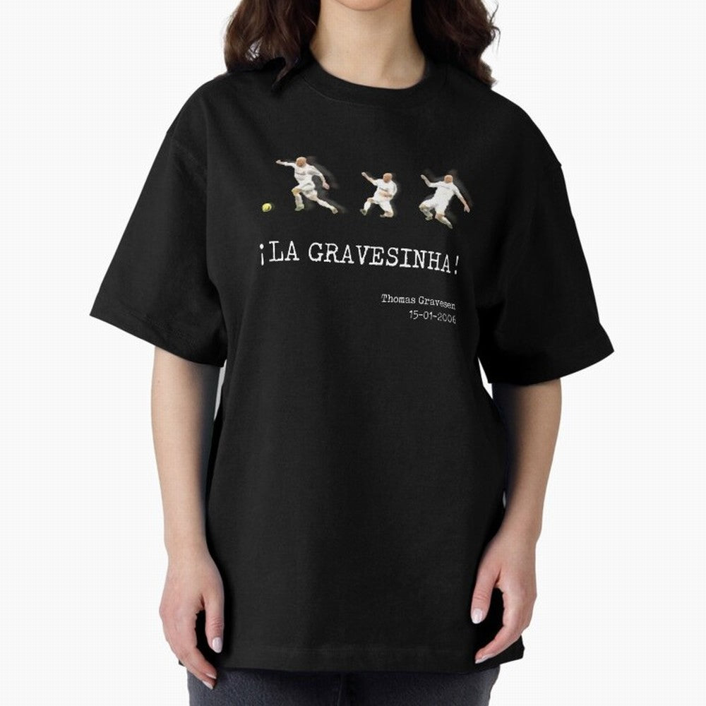 ?La Gravesinha! Oversized T-Shirt Fuel Your Fan Pride for Global Football Passion for FIFA World Cup 2026 Group Stage, Driven by CR7, Portugal, Spain and Germany, Football History, Final Match Energy, Crowd Noise and Once in a Lifetime Moments;
