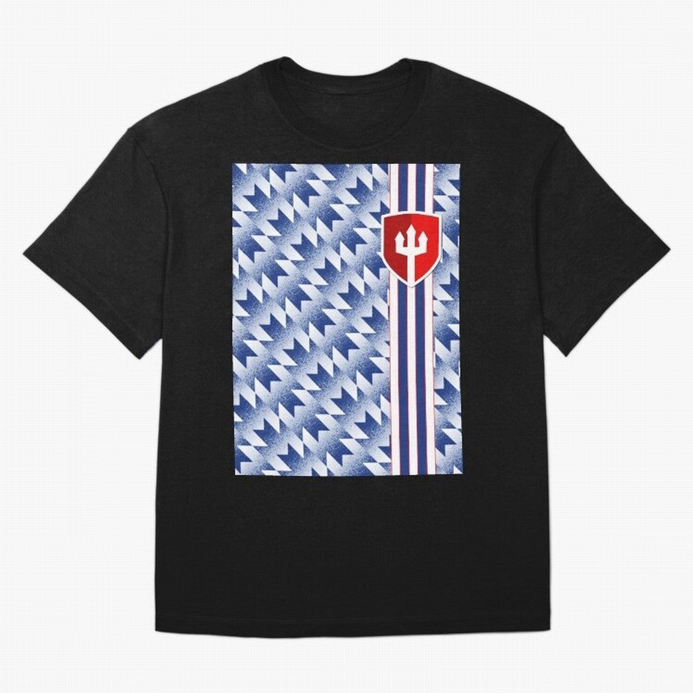 Manchester United 94 Away Jersey Pattern Oversized T-Shirt Celebrate Rivalries and Pride in the FIFA World Cup 2026 Group Stage Journey through Messi Highlights, Argentina Pride, Champion Mindset, Group Stage Buzz, Knockout Tension and Passionate