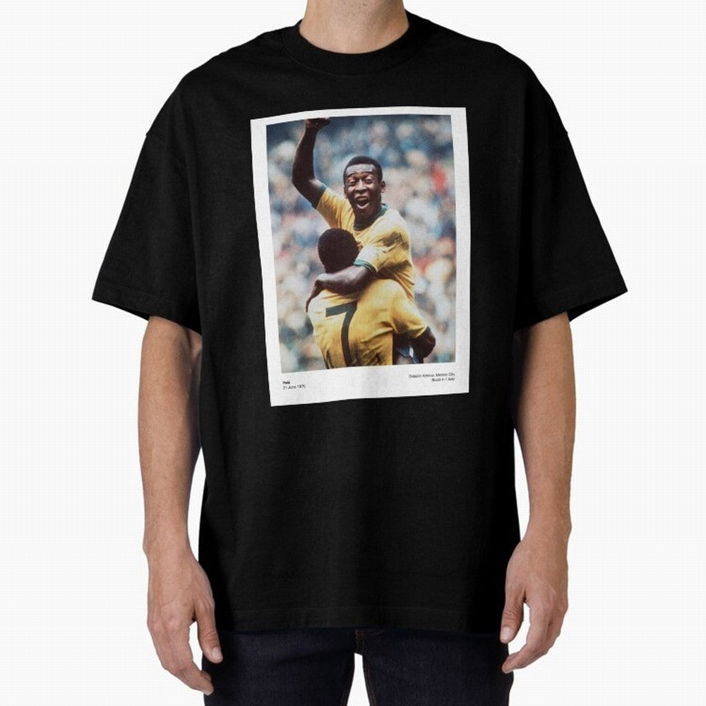 Pele Oversized T-Shirt Fuel the Hype around the FIFA World Cup 2026 Journey through Mbappe and Neymar Highlights, Netherlands Pride, Game Day Rituals, Football Legends, Country Pride and the Road to the Final; Made for Collectors Who Enjoy Iconic