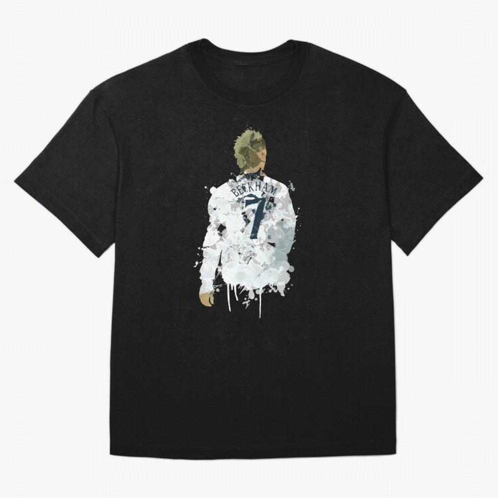 David Beckham England Captain Art Oversized T-Shirt Embrace FIFA World Cup 2026 for Fans of CR7 and Messi and England, Bringing Goal Celebration Energy, Supporter Heritage, Football Icons and Worldwide Tournament Joy; Perfect for Fans, Collectors,