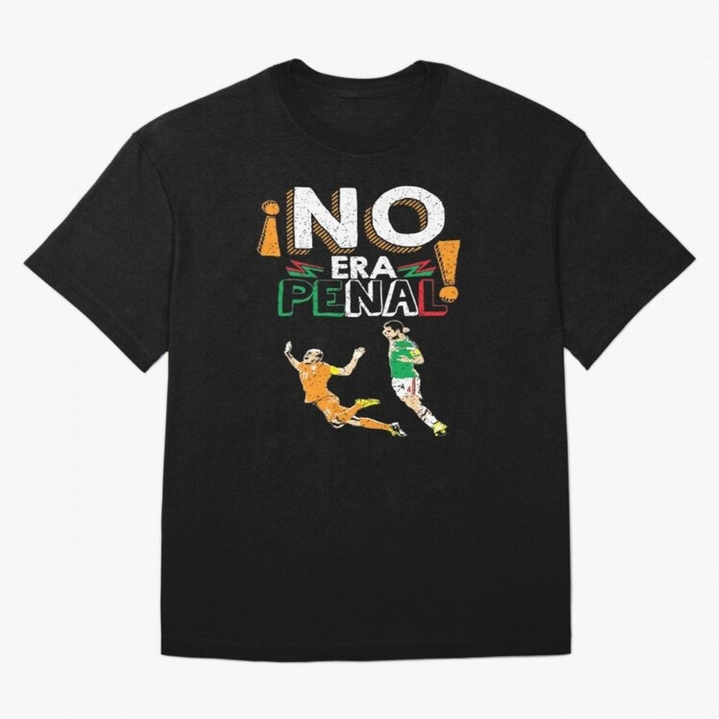 No Era Penal Oversized T-Shirt Remember Iconic Moments from FIFA World Cup 2026 for Fans of Mbappe and Neymar and Spain and Netherlands, Bringing Supporter Pride, Iconic Celebrations, Legendary Names and Global Match Day Energy; Created for Match