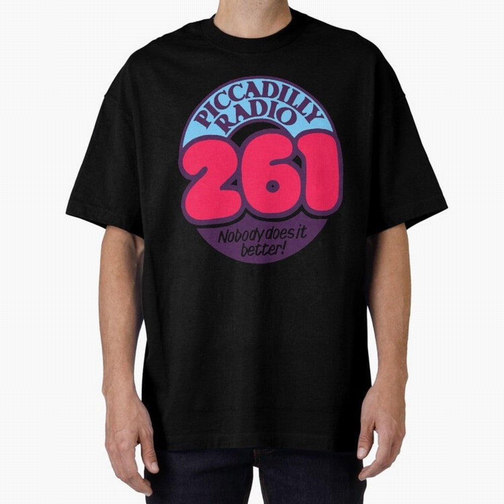 Piccadilly Radio Manchester Oversized T-Shirt Wear the Spirit of FIFA World Cup 2026 Group Stage Spirit, Driven by England, Haaland and Mbappe, Championship Spirit, Famous Goals, Roaring Crowds and International Football Unity; Made for Die Hard