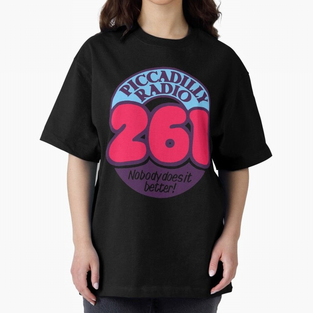 Piccadilly Radio Manchester Oversized T-Shirt Wear the Spirit of FIFA World Cup 2026 Group Stage Spirit, Driven by England, Haaland and Mbappe, Championship Spirit, Famous Goals, Roaring Crowds and International Football Unity; Made for Die Hard