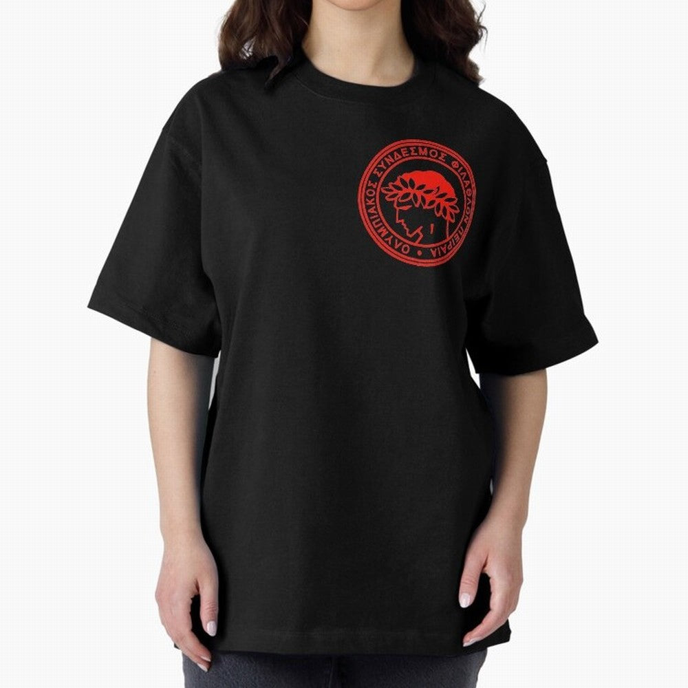 Olympiakos FC Oversized T-Shirt Step into FIFA World Cup 2026 Inspired by Mbappe and Neymar, Argentina and Brazil Energy, Soccer Culture, Superstar Moments, National Team Dreams and Competitive Fire; Perfect for People Who Love Argentina, Brazil,