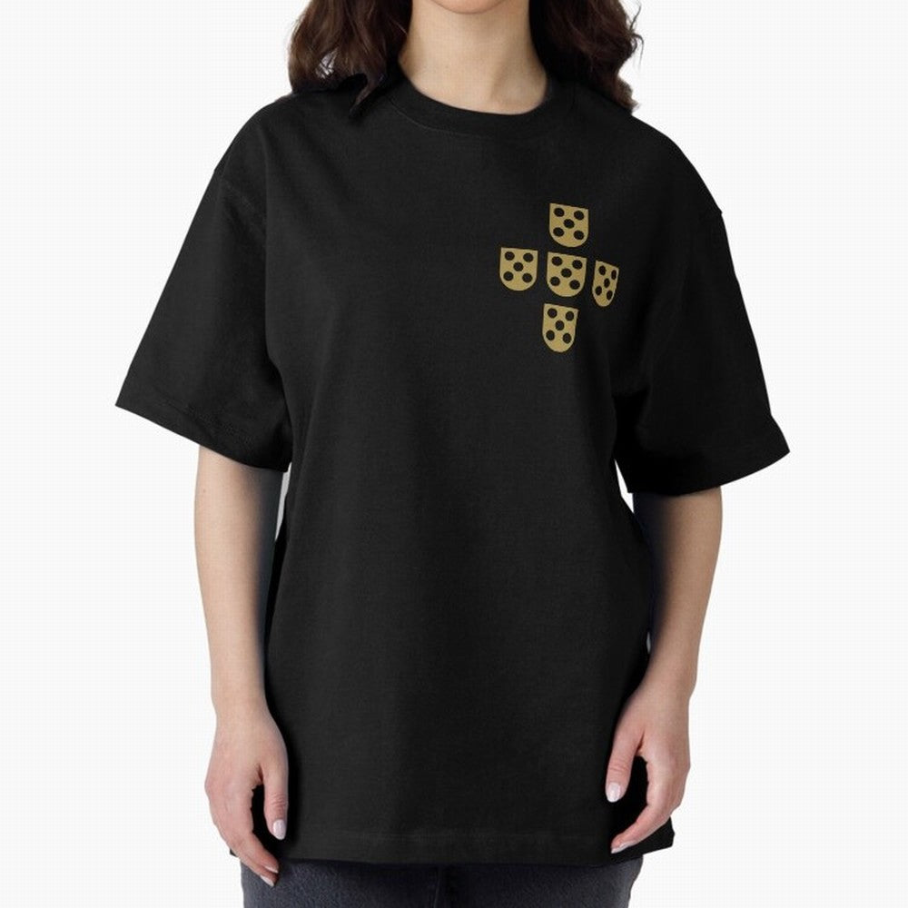 Quinas Portugal Gold B Oversized T-Shirt Feel the Roar of the FIFA World Cup 2026 Journey through Neymar, Haaland and Cristiano Ronaldo Highlights, Portugal, Spain and Germany Pride, Match Day Excitement, Supporter Culture, Golden Goals and Global