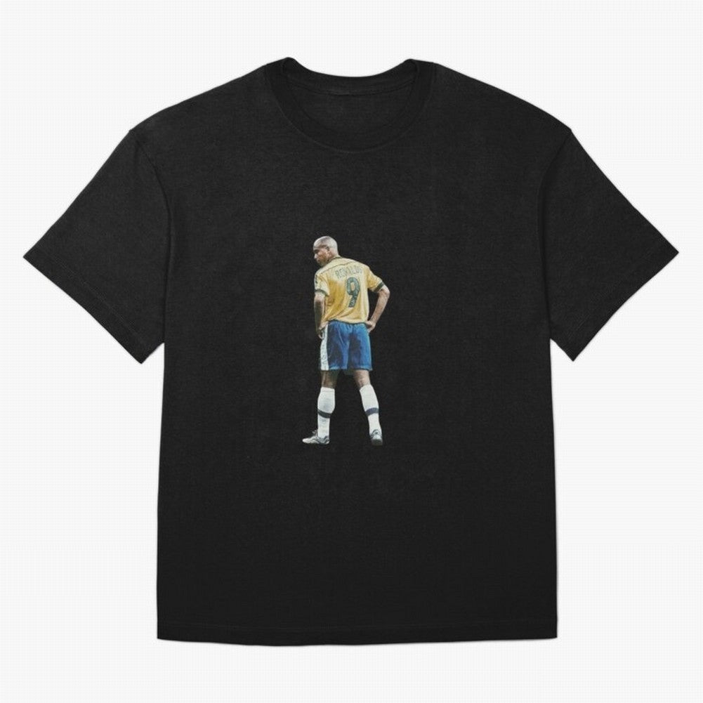 Brazilian Football Player from Milano Oversized T-Shirt Remember Iconic Moments from FIFA World Cup 2026 for Fans of Haaland and Mbappe and Spain, Bringing Classic Soccer Heritage, Championship Pressure, Fan Loyalty and International Pride; Great