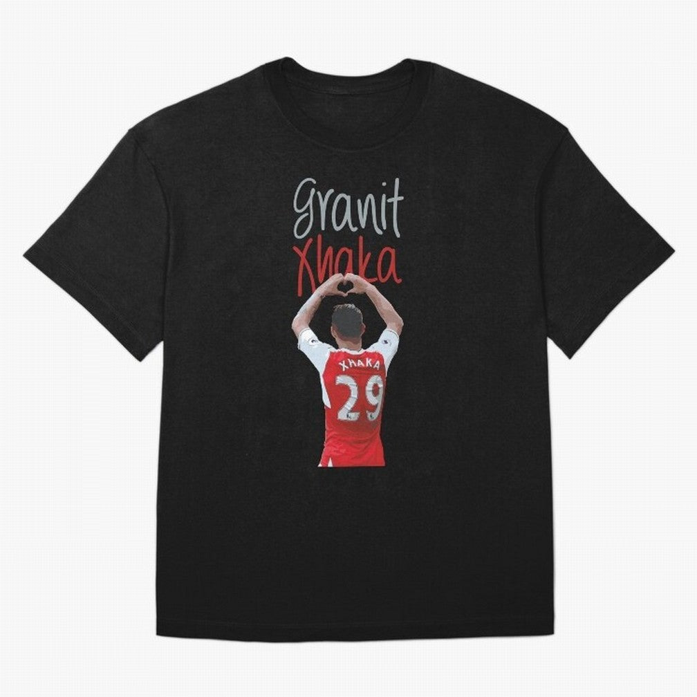 Granit Xhaka Oversized T-Shirt Make Your Look Match FIFA World Cup 2026 USA Canada Mexico with Messi, CR7 and Mbappe, France Energy, Goal Celebration Energy, Supporter Heritage, Football Icons and Worldwide Tournament Joy; Perfect for Fans,