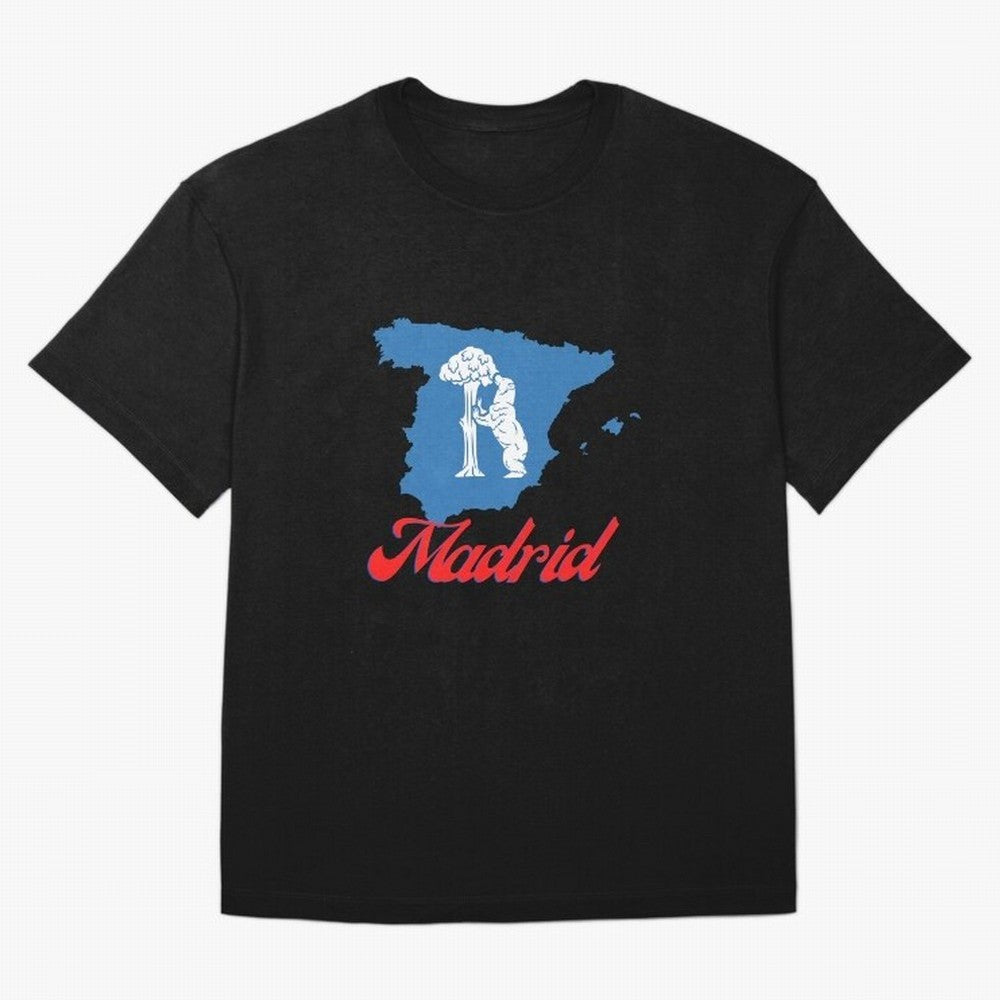 Madrid Bear Strawberry Tree Oversized T-Shirt Follow Every Goal of FIFA World Cup 2026 USA Canada Mexico Capturing Messi, Brazil, Portugal and Argentina Energy, Soccer Culture, Superstar Moments, National Team Dreams and Competitive Fire; Built for