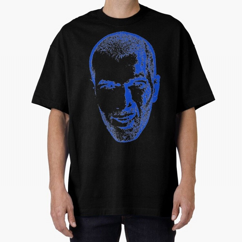 Zizou Zidane Oversized T-Shirt Treasure Global Football Passion for FIFA World Cup 2026 USA Canada Mexico, Highlighting Cristiano Ronaldo, Netherlands, Soccer Culture, Superstar Moments, National Team Dreams and Competitive Fire; Made for Die Hard