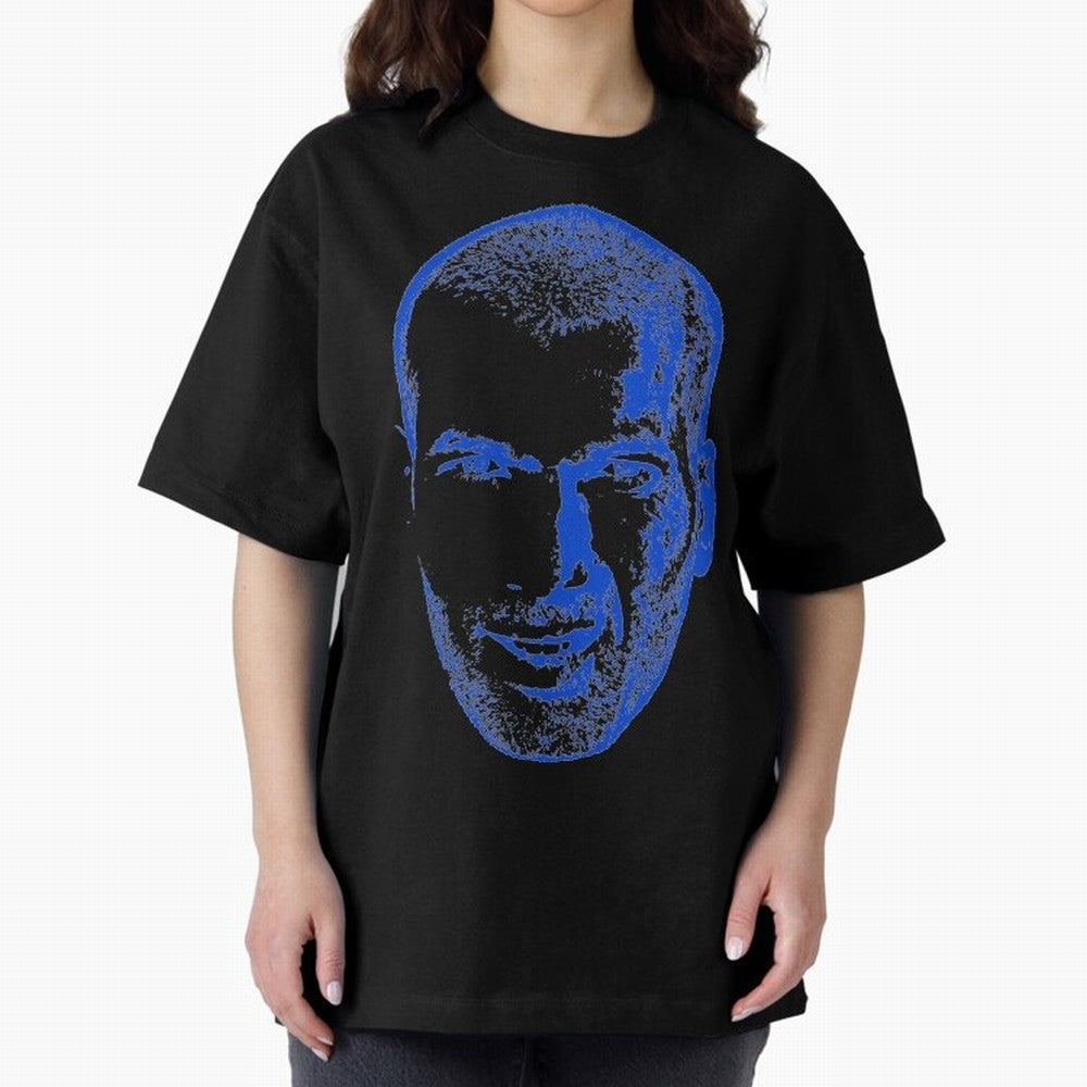 Zizou Zidane Oversized T-Shirt Treasure Global Football Passion for FIFA World Cup 2026 USA Canada Mexico, Highlighting Cristiano Ronaldo, Netherlands, Soccer Culture, Superstar Moments, National Team Dreams and Competitive Fire; Made for Die Hard