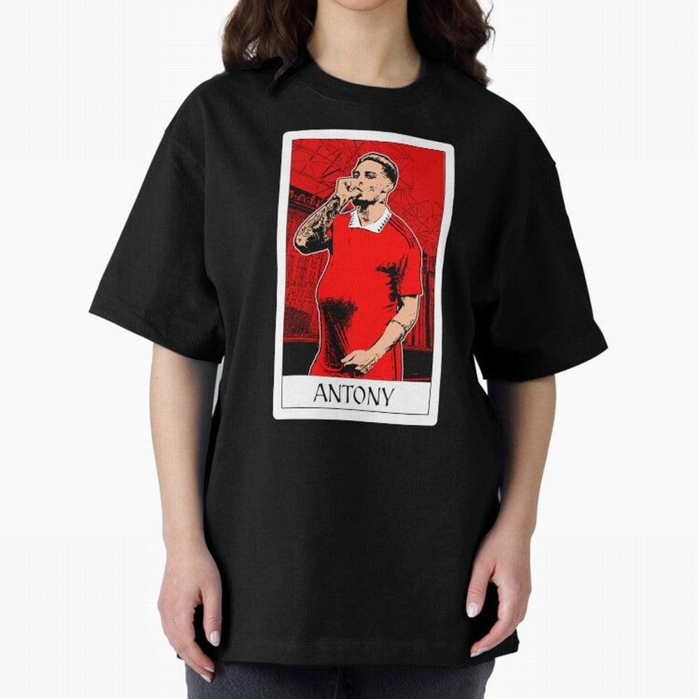 Antony Oversized T-Shirt Celebrate Classic Football Spirit in FIFA World Cup 2026 Group Stage Spirit, Centered on Brazil, Portugal and Argentina, Messi, CR7 and Mbappe, Tournament Hype, Historic Matchups, Family Viewing Parties and Global Sports
