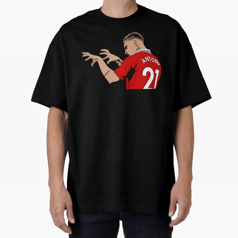 Antony Oversized T-Shirt Join the Global Buzz around Global Football Passion for FIFA World Cup 2026 Group Stage, Celebrating Messi, Neymar and Mbappe, England and Germany, Stadium Chants, National Pride, Trophy Dreams and Unforgettable Football