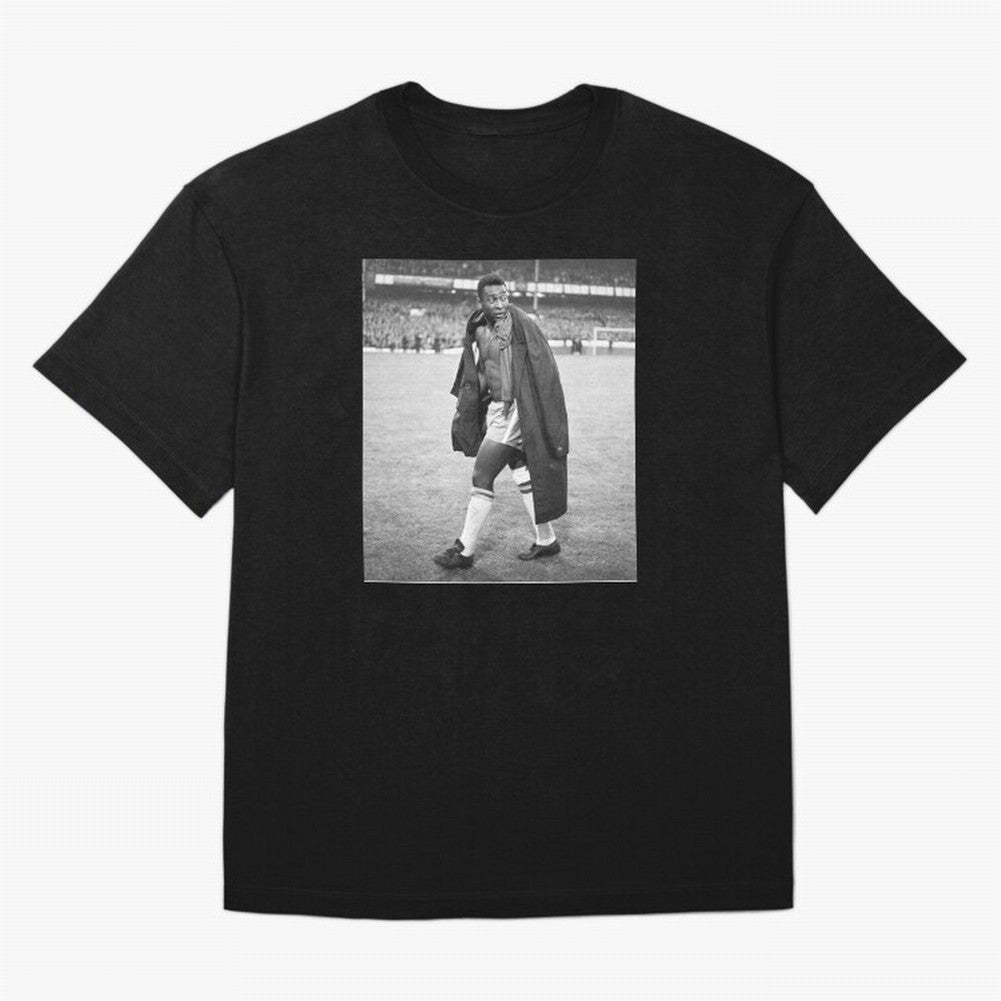 Pele Oversized T-Shirt Celebrate Classic Football Spirit in Global Football Passion for FIFA World Cup 2026 Group Stage, Built around CR7 and Messi, France, Football Festival Excitement, Trophy Ambitions, Country Rivalries and Star Player Buzz;