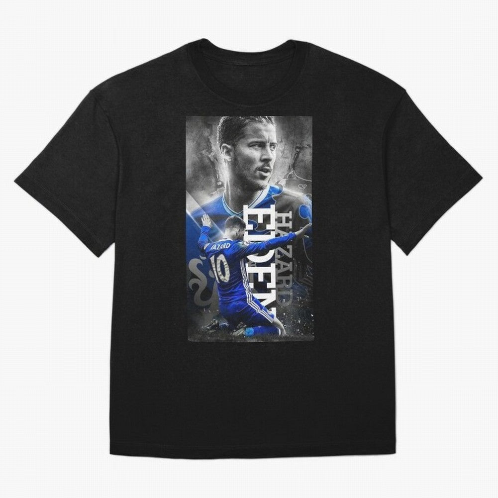 Eden Hazard Oversized T-Shirt Experience the Global Stage of FIFA World Cup 2026 USA Canada Mexico for Fans of Messi, CR7 and Mbappe and Portugal, Bringing Match Day Excitement, Supporter Culture, Golden Goals and Global Football Passion; Perfect
