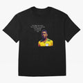 Pele Quote Oversized T-Shirt Celebrate Football Dreams Across FIFA World Cup 2026 for Fans of Cristiano Ronaldo, Haaland and CR7 and Argentina and Brazil, Bringing Worldwide Fan Energy, Dramatic Goals, Stadium Lights and Championship Celebrations;