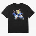 Ronaldo vs Maldini & Cannavaro Oversized T-Shirt Stand Out with Spirit from FIFA World Cup 2026 Group Stage for Fans of Messi, CR7 and Mbappe and England, Bringing Championship Spirit, Famous Goals, Roaring Crowds and International Football Unity;