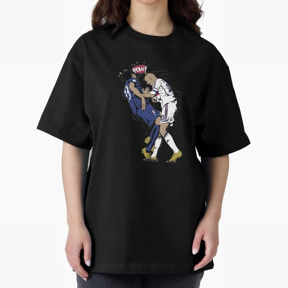 Zinedine Zidane Oversized T-Shirt Carry the Colors and Pride of FIFA World Cup 2026 USA Canada Mexico Spirit, Inspired by Brazil, Portugal and Argentina, Mbappe, Soccer Culture, Superstar Moments, National Team Dreams and Competitive Fire; Great