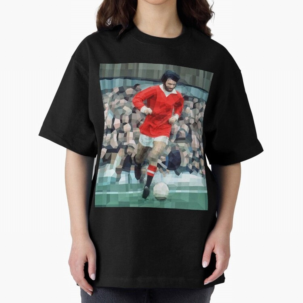 George Best Oversized T-Shirt Create the FIFA World Cup 2026 Group Stage Journey through Cristiano Ronaldo Highlights, Brazil Pride, Stadium Memories, Football Loyalty, International Chants and Championship Tradition; Perfect for Supporters Who