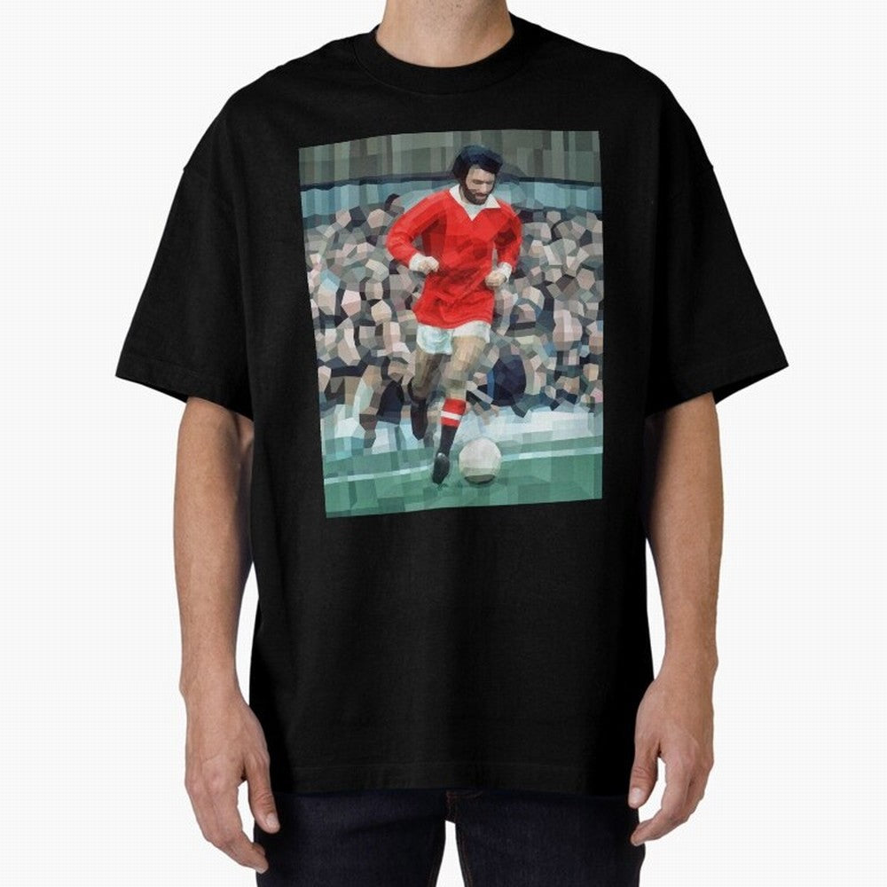 George Best Oversized T-Shirt Create the FIFA World Cup 2026 Group Stage Journey through Cristiano Ronaldo Highlights, Brazil Pride, Stadium Memories, Football Loyalty, International Chants and Championship Tradition; Perfect for Supporters Who