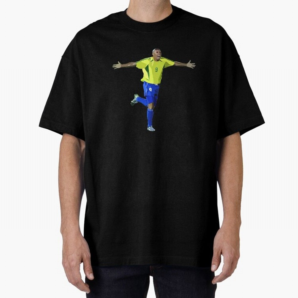 Brazilian Legend Ronaldo Oversized T-Shirt Relive Global Football Passion for FIFA World Cup 2026 Group Stage, Made for Neymar, Brazil, Champion Mindset, Group Stage Buzz, Knockout Tension and Passionate Fan Culture; Great for Watch Parties, Sports