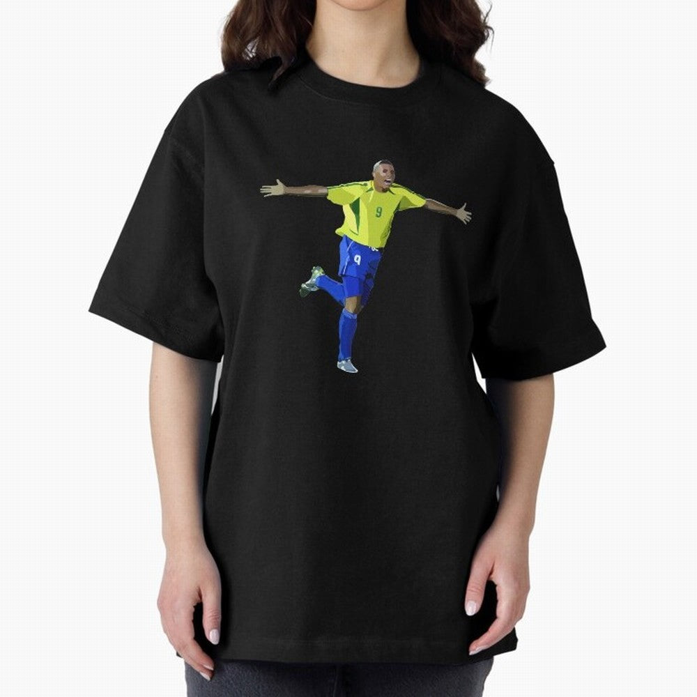Brazilian Legend Ronaldo Oversized T-Shirt Relive Global Football Passion for FIFA World Cup 2026 Group Stage, Made for Neymar, Brazil, Champion Mindset, Group Stage Buzz, Knockout Tension and Passionate Fan Culture; Great for Watch Parties, Sports