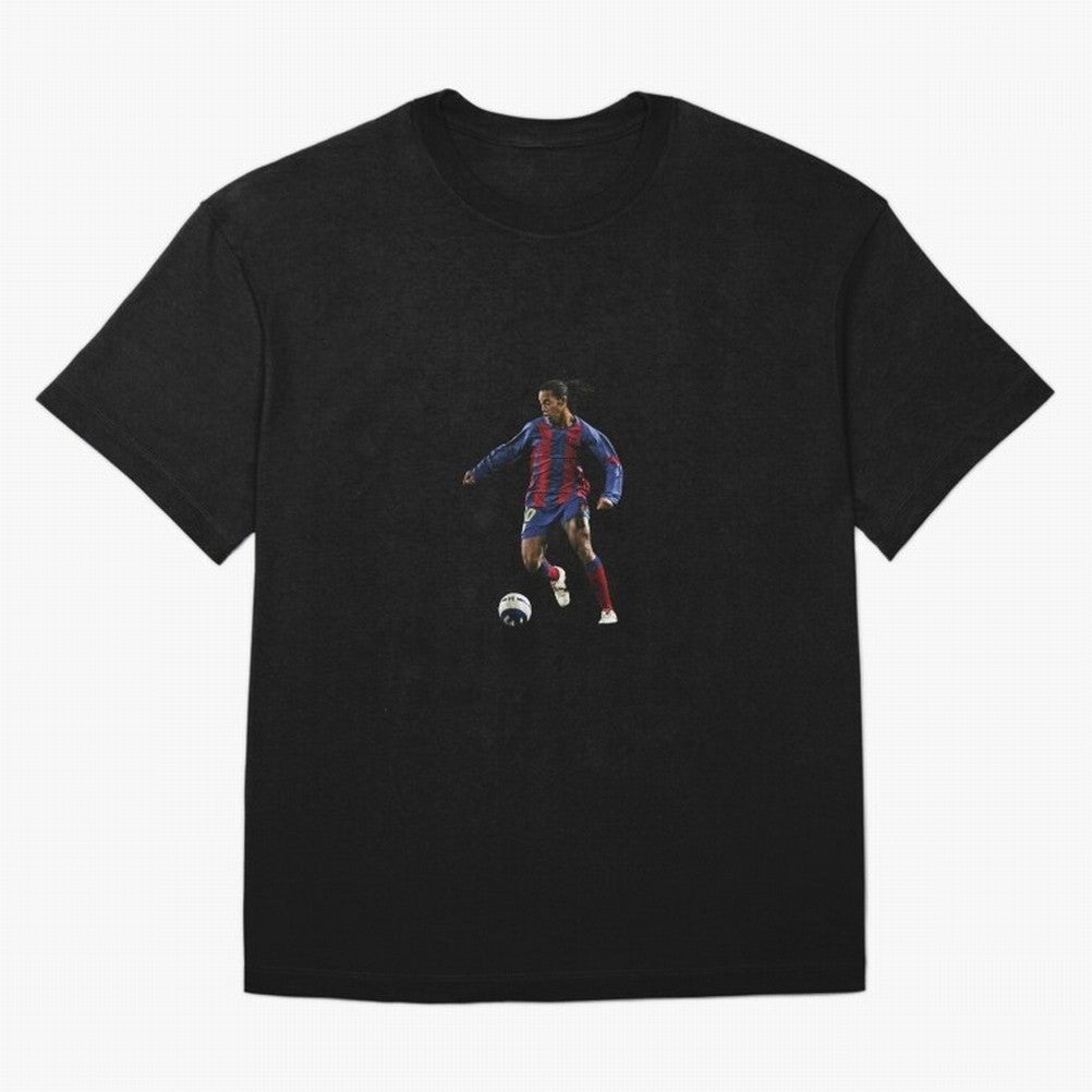 Ronaldinho Gaucho Oversized T-Shirt Step into FIFA World Cup 2026 Centered on Neymar, Brazil, Portugal and Argentina Energy, Football History, Final Match Energy, Crowd Noise and Once in a Lifetime Moments; Great for Watch Parties, Sports Bars,