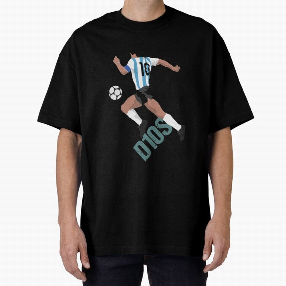 D10S Oversized T-Shirt Celebrate the Road through the FIFA World Cup 2026 Journey through Messi, Neymar and Mbappe Highlights, Germany Pride, Worldwide Fan Energy, Dramatic Goals, Stadium Lights and Championship Celebrations; Perfect for People Who