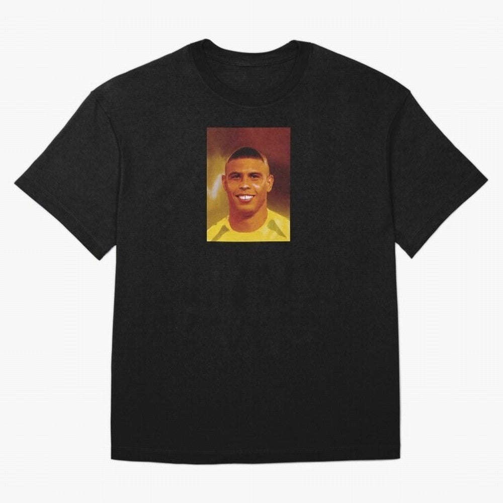 Ronaldo Nazario Digital Painting Oversized T-Shirt Treasure FIFA World Cup 2026 USA Canada Mexico Spirit, Featuring France and Portugal, CR7, Stadium Chants, National Pride, Trophy Dreams and Unforgettable Football Memories; Perfect for Fans,