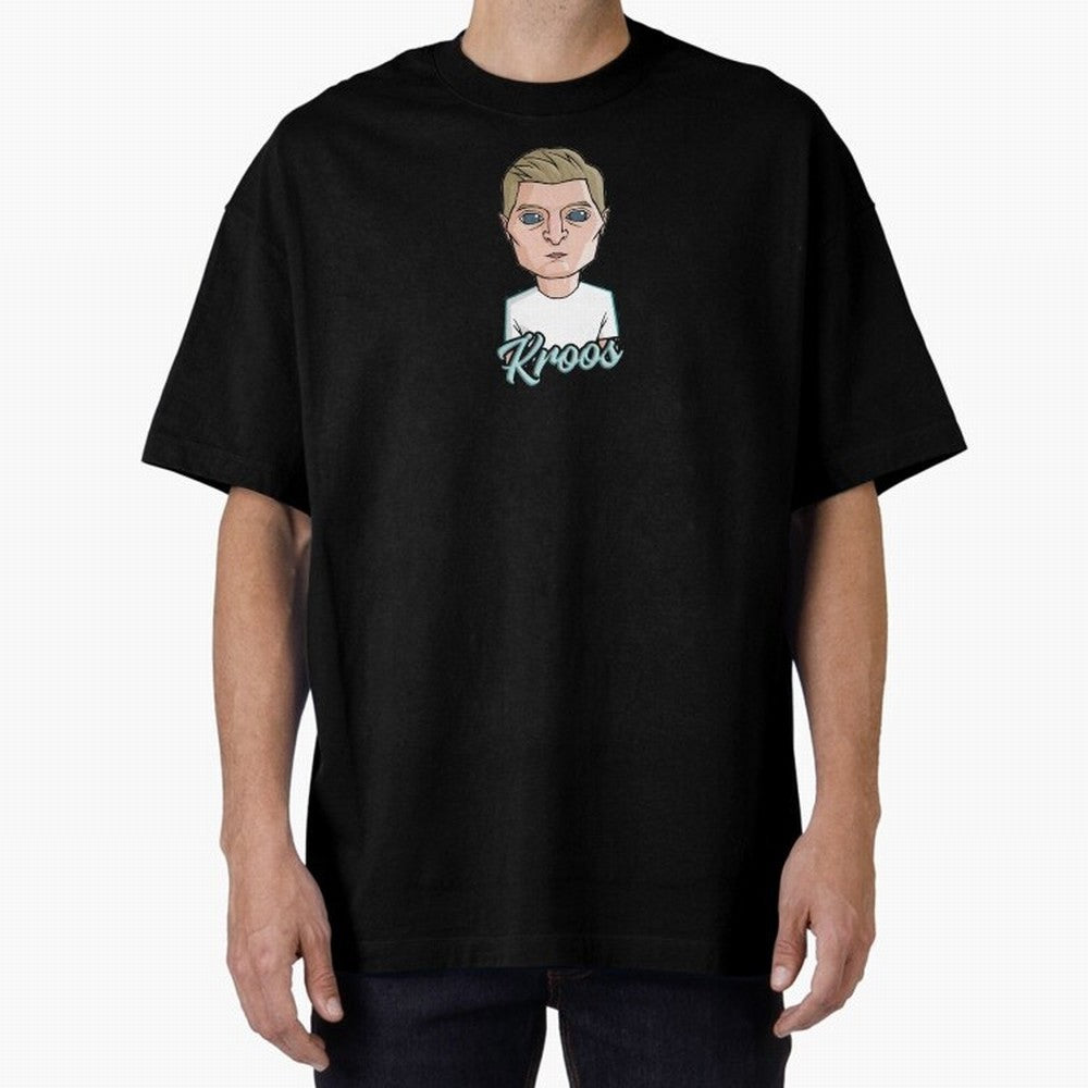 Toni Kroos Oversized T-Shirt Enjoy the Biggest Football Party of Global Football Passion for FIFA World Cup 2026 USA Canada Mexico, Filled with Messi, Neymar and Mbappe, Germany, Vintage Soccer Flavor, Modern Football Stars, National Flags and