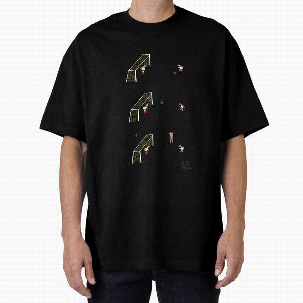 Penalty miss Oversized T-Shirt Make Memories around FIFA World Cup 2026 Connected to CR7, Brazil, Portugal and Argentina Energy, Sports Nostalgia, International Competition, Famous Players and Unforgettable Victories; Ideal for Passionate Fans Who