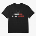 I am red, I am United Oversized T-Shirt Cheer through Every Moment of Global Football Passion for FIFA World Cup 2026, Celebrating Neymar, Haaland and Cristiano Ronaldo, England and Germany, Global Supporter Spirit, Legendary Goals, National Colors